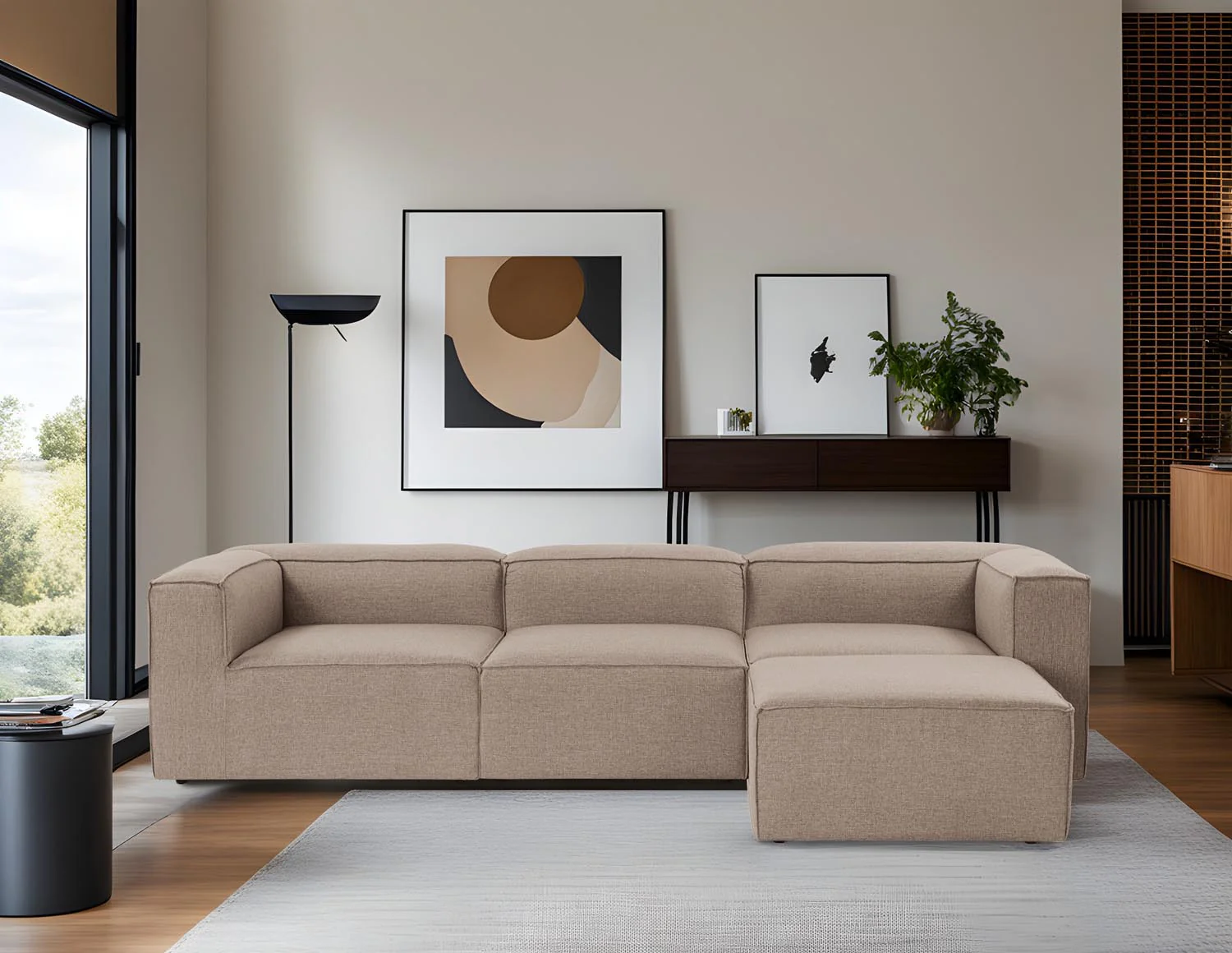 Fora Ecksofa - Braun