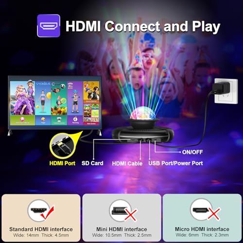 FWFX Tappetino da ballo elettronico per TV   Doppio/semplice cuscino da ballo senza fili con fotocamera HD, giochi di danza familiare per bambini e adulti, compleanno ragazzi e ragazze.. : Amazon.it: Giochi e giocattoli