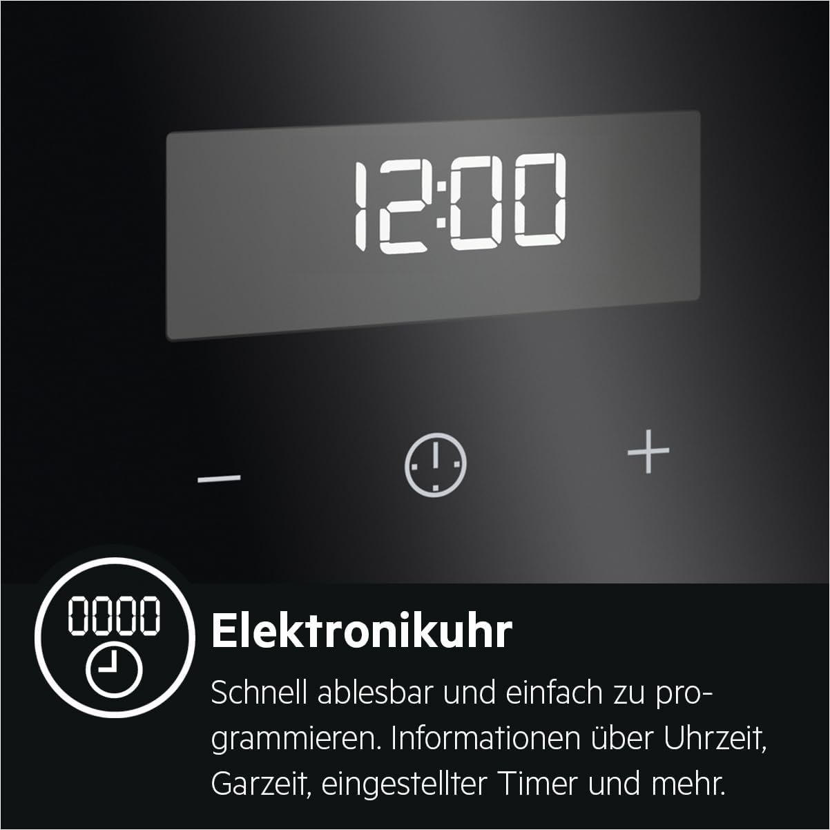 AEG Einbaubackofen – Serie 5 Ringheißluft: Gleichmäßige Garergebnisse auf 3 Ebenen – Pyrolyse Selbstreinigung – 25 Automatikprogramme – LED-Touchdisplay – Schnellaufheizung – Schwarz – BPE53516AB