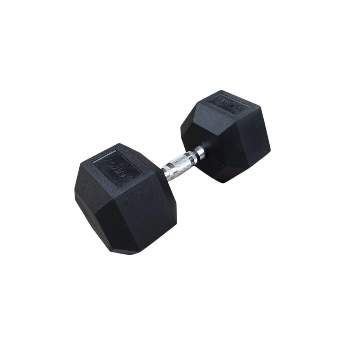 POWRX Hexagon-halter, rubberen, 1x 30 kg - B-keus zeer goed
