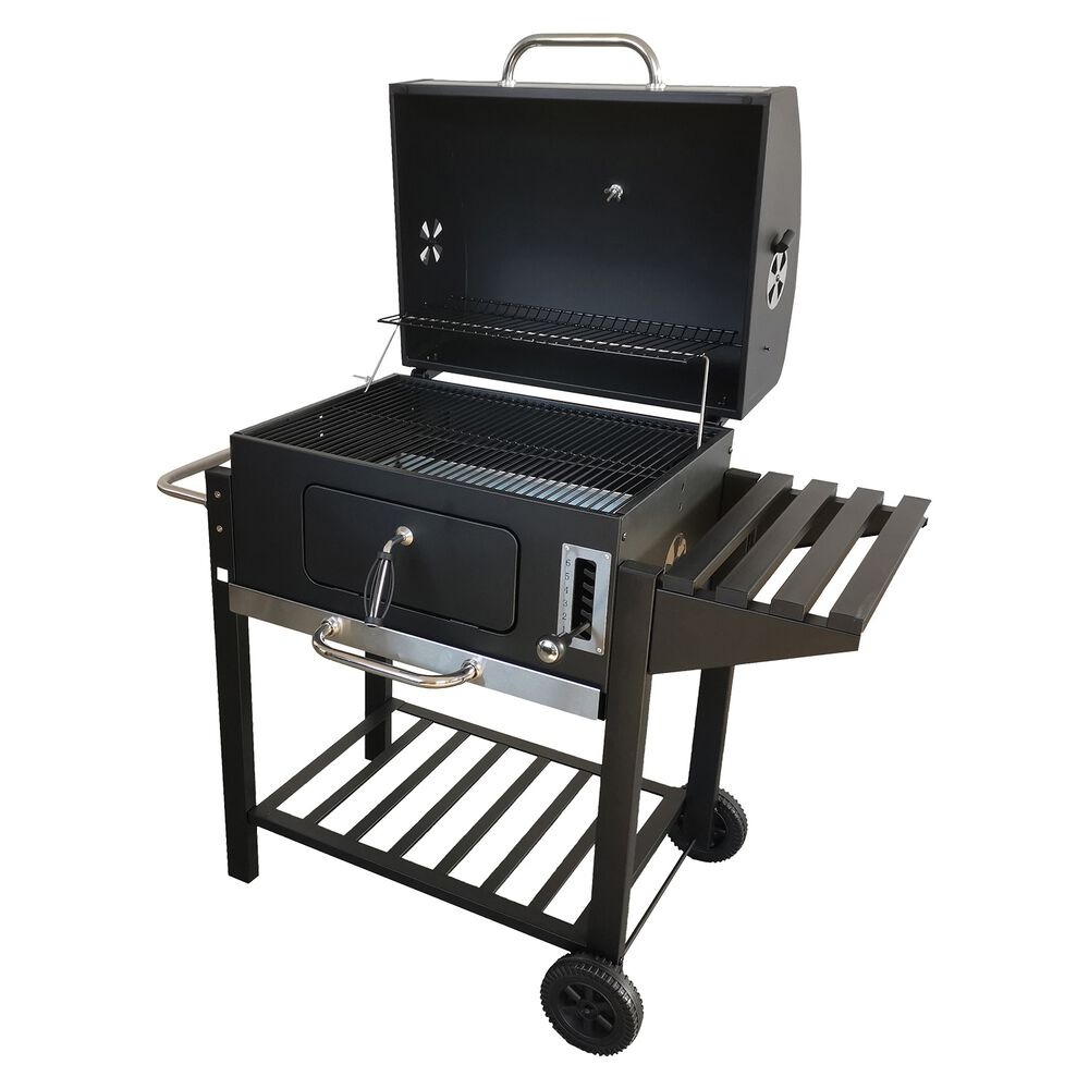Grill ogrodowy węglowy Meven Barron, ruszt 60 x 45 cm