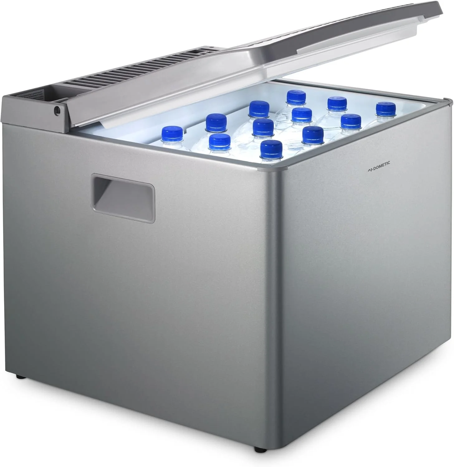 Dometic CombiCool RC 1200 EGP - silent, electrical absorber cooler with gas connection 50 mbar, 40 liters, 12 V and 230 V for car, truck and socket