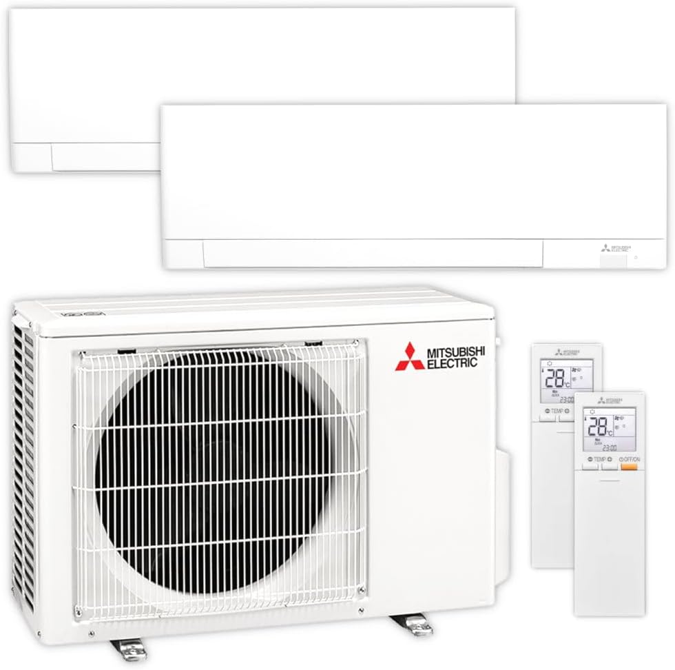 Mitsubishi by ThermoFLUX Multisplit Klimaanlage Set | MSZ-AY | 3,5 kW + 3,5 kW