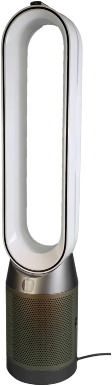 Dyson TP09 Purifier Cool Formaldéhyde 2 en 1 Blanc/doré Ventilateur & purificateur d'air silencieux Convient pour chambre à coucher, chambre à coucher, poussière avec lingettes d'entretien JUNG