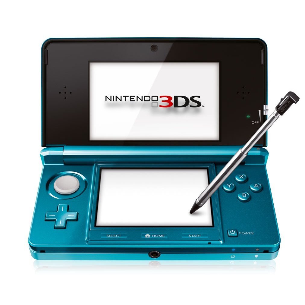3DS - Konsole, Aqua blau
