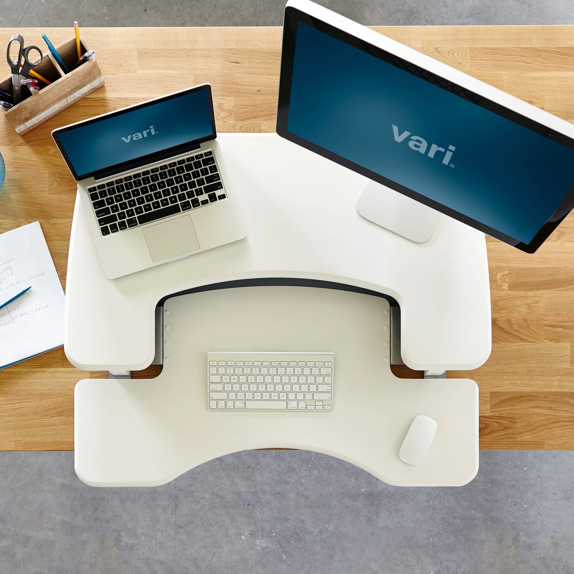 VariDesk? Pro Plus? 36 Staand Bureau-Converter voor Dubbele Monitoren �C Tweelaags Design
