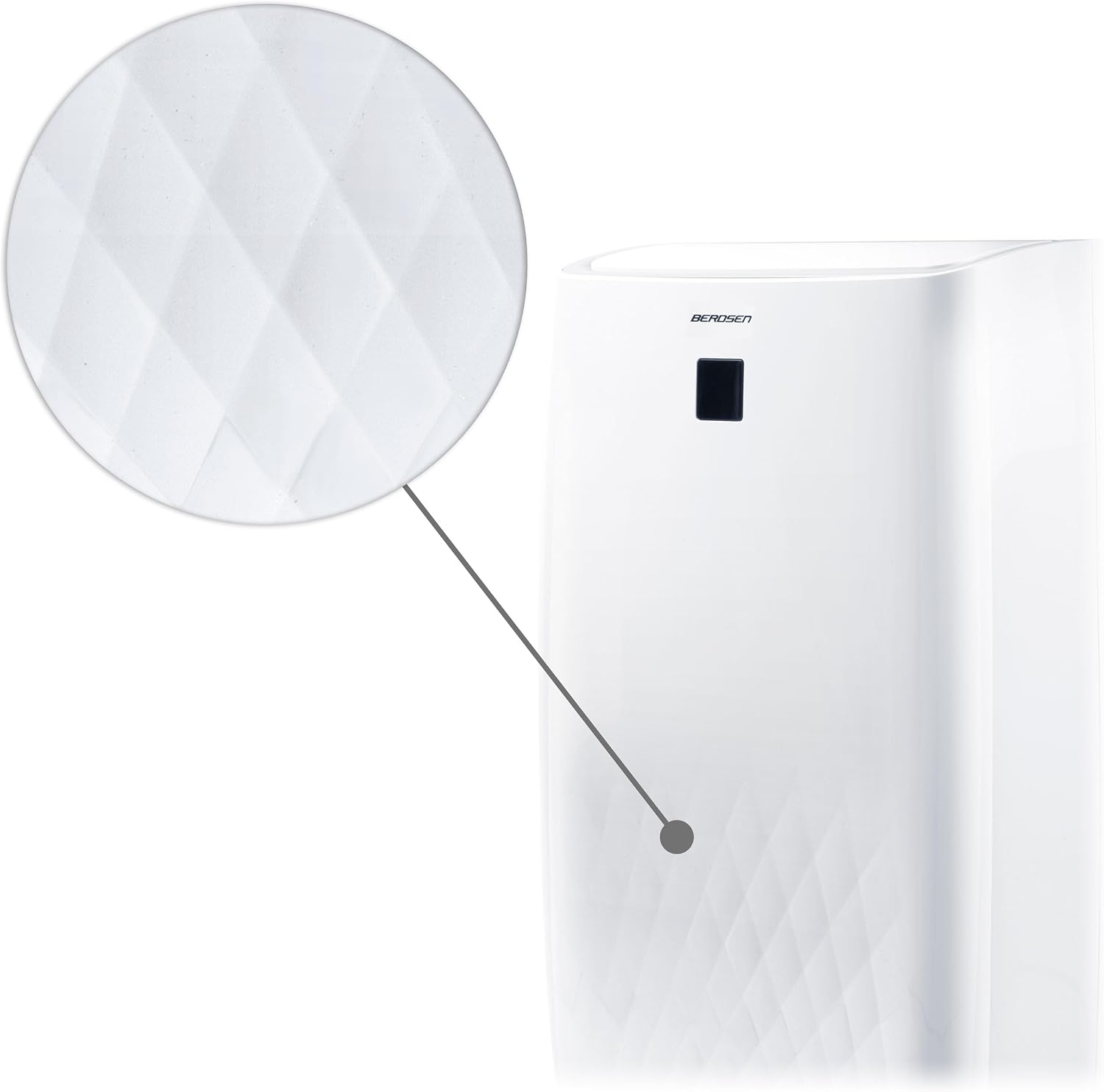Berdsen Mobiles Klimagerät 5-in-1 14000 BTU - Kühlung, Heizung, Entfeuchtung, Ventilation, Schlafmodus - Tuya Smart App - Energieeffizient