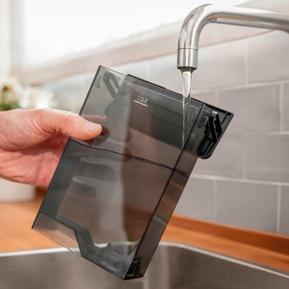 Cecotec Kompakte Superautomatische Kaffeemaschine mit Wifi Cremmaet Compactccino Connected Black Rose. 1350W, 19 Bar, TFT-Bildschirm und APP, Mahlwerk, Milchtank 400 ml und 1 Liter Wasser
