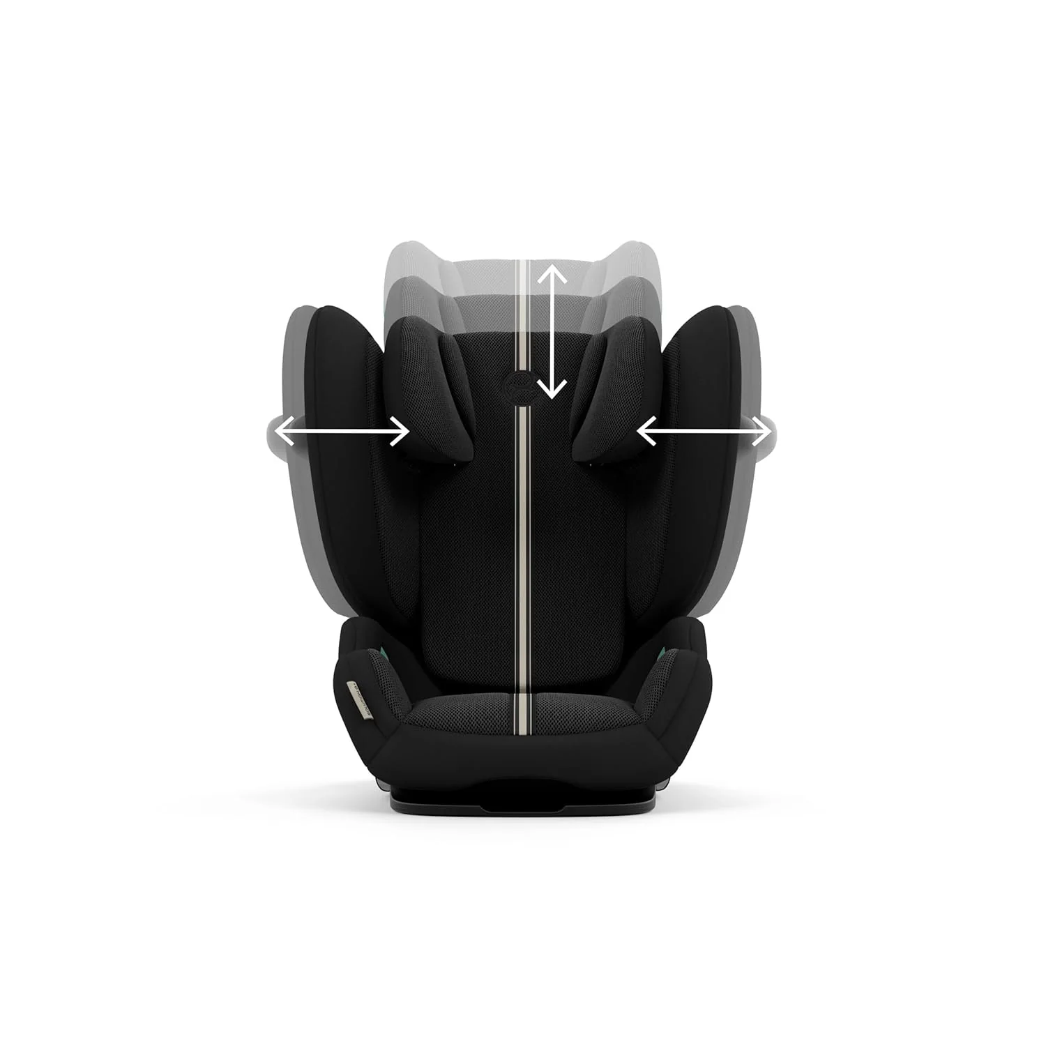CYBEX Gold Kinder-Autositz Solution G i-Fix, F��r Autos mit und ohne ISOFIX, Ab ca. 3 bis 12 Jahre (100 - 150 cm), Ab ca. 15 bis 50 kg, Lava Grey