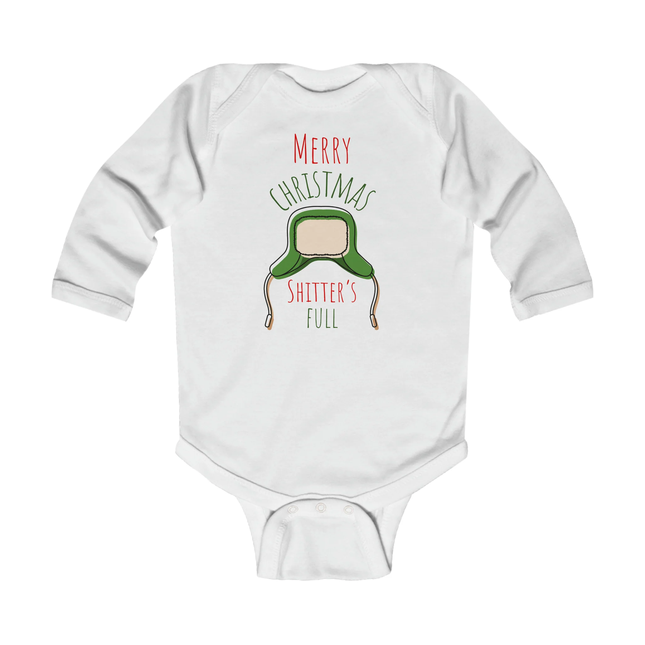 Merry Christmas Sh*tters Full, Holiday, Baby Bodysuit, Christmas Onesie, Baby Girl, Baby Boy