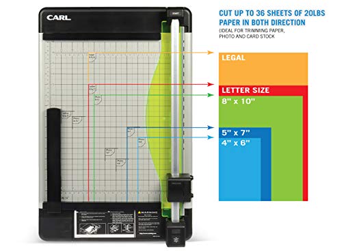 Carl taglierina per carta resistente, 38,1 cm : Cancelleria e prodotti per ufficio