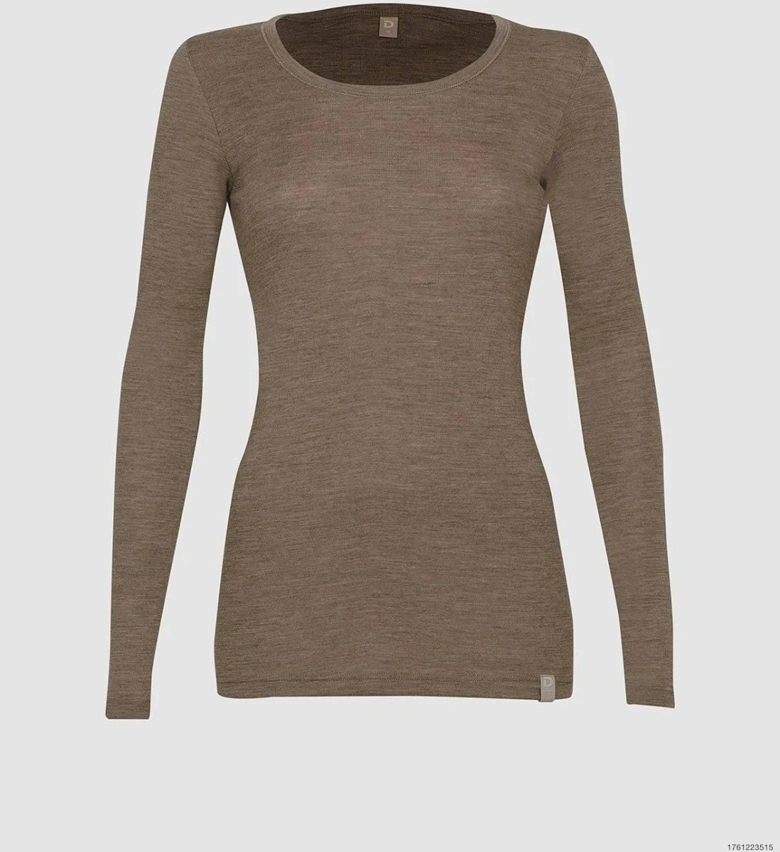 Women's long-sleeved shirt made of merino wool