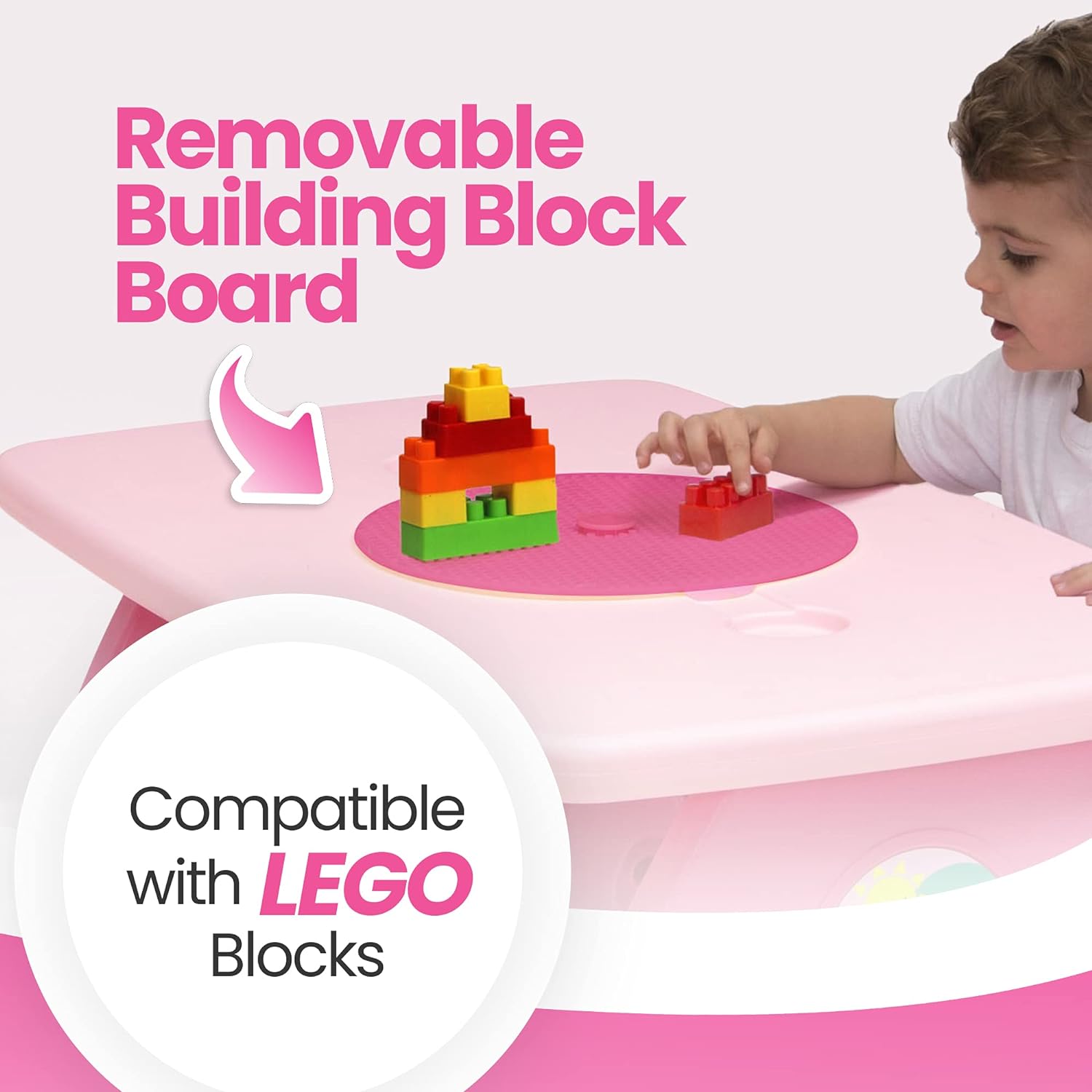 2025 Delta Children 4-zits Activiteiten-Picknicktafel Minnie Mouse