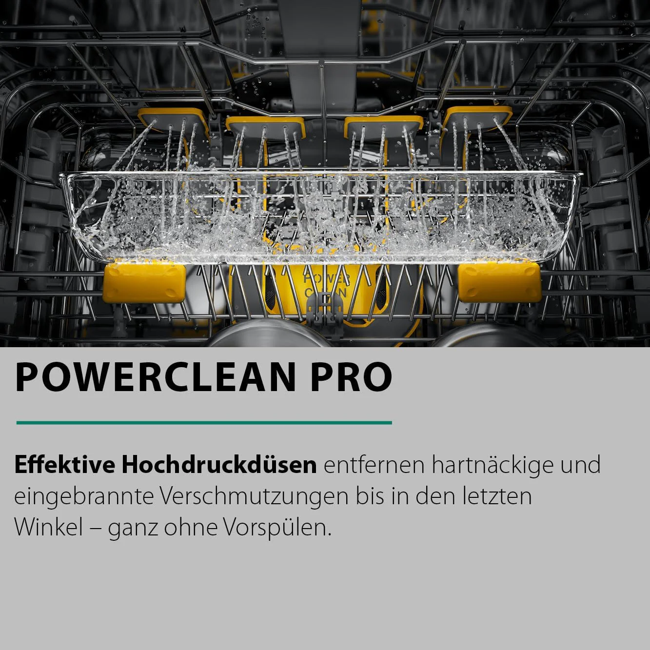 Bauknecht B7F HP43 XA Vrijstaande vaatwasser/ 60 cm/ 15 couverts/ PowerClean Pro-Effectieve hogedruksproeiers/ Natural Dry-Automatische deuropening-Betere droging/ Maxi Space-Meer binnenruimte
