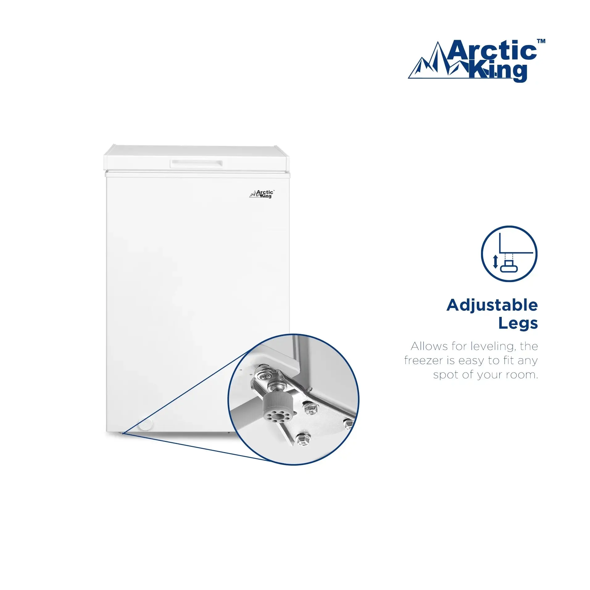Arctic King 3.5 Cu.Ft Kistvriezer, Wit