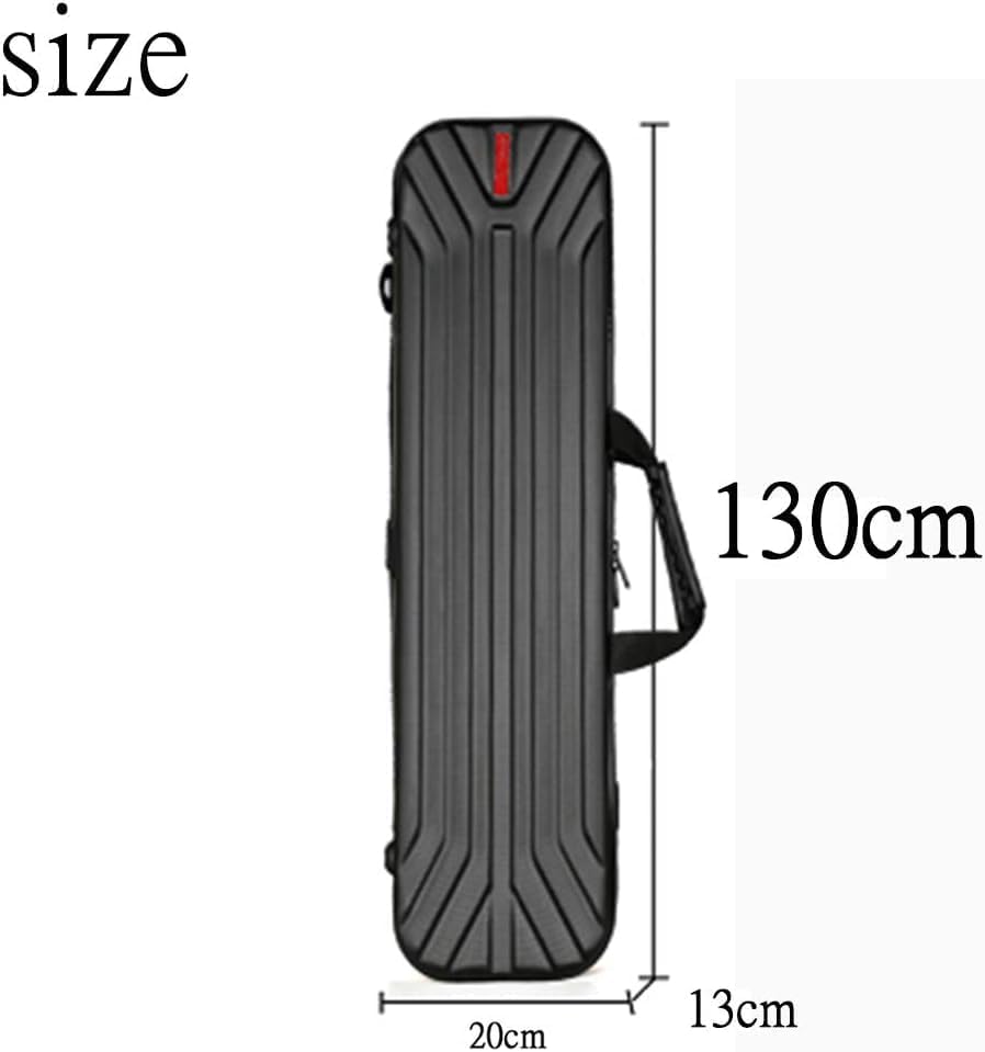 Schutzhülle für Angelruten, Hartschale, große Kapazität, ABS-Material, Angeltasche für Ausrüstung, Druckfestigkeit, Anti-Fall-Kraft, langlebiger Angelausrüstungs-Organizer, blau, Modern
