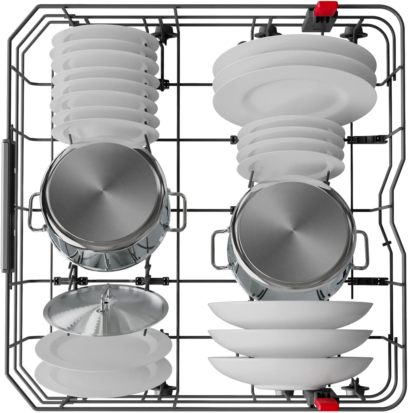 Bauknecht BUO 3O41 PLT X Unterbau-Geschirrspüler 60 cm /14 Maßgedecke /10 Standardprogramme und 1 Sensorprogramm/PowerClean/ActiveDry/Besteckschublade/Vollwasserschutz