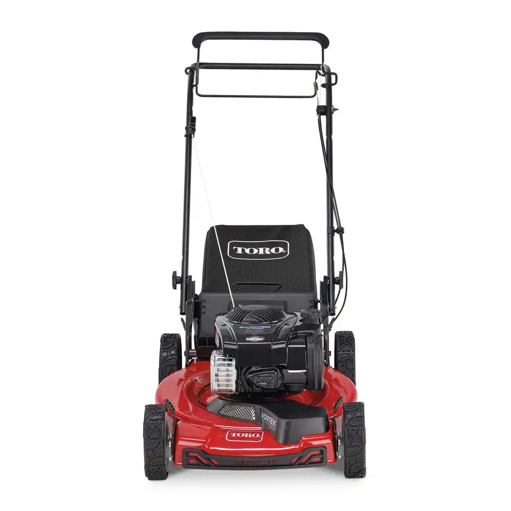 2025 Zelfrijdende frontaangedreven grasmaaier Briggs & Stratton High Wheel Recycler 22 inch met grote opvangbak