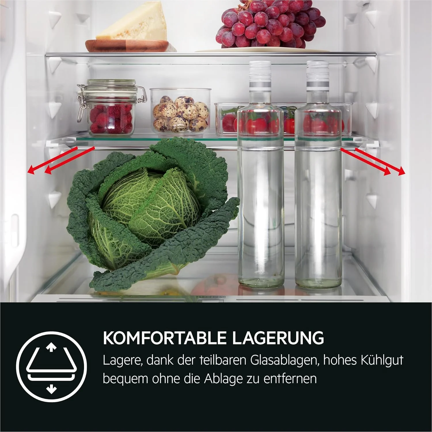AEG TSK5O881ES Inbouwkoelkast / 880 mm / 142 L / Sleepdeur / E