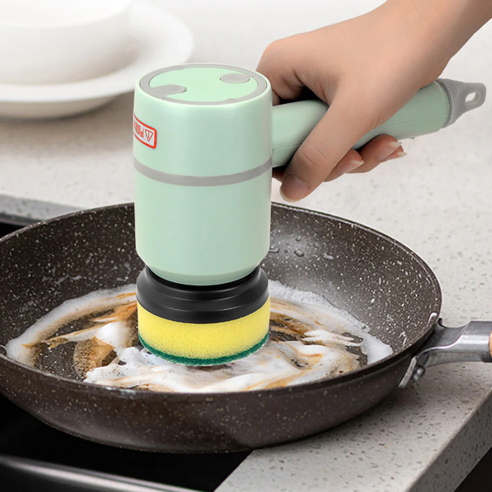 Cordless Electric Cleaning Brush �?USB Rechargeable Spin Scrubber for Kitchen, Bathroom & Tile Cleaning