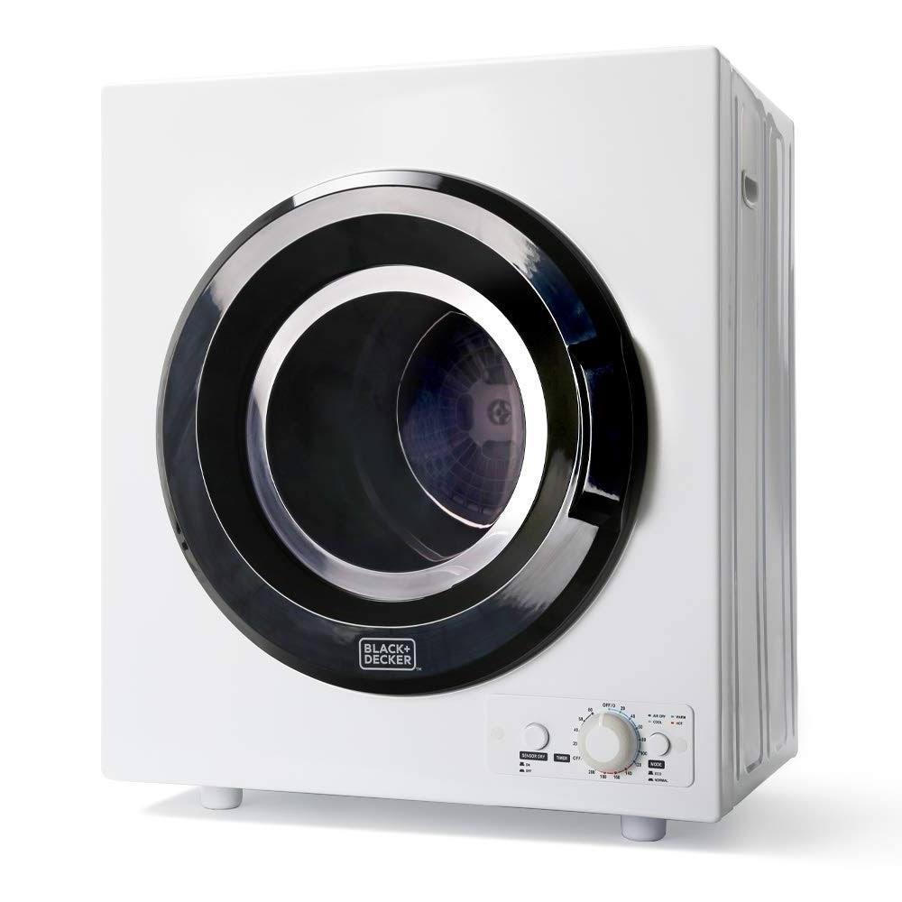 2025 Black+decker 3.5 Cu. ft. Portable Dryer – White Black