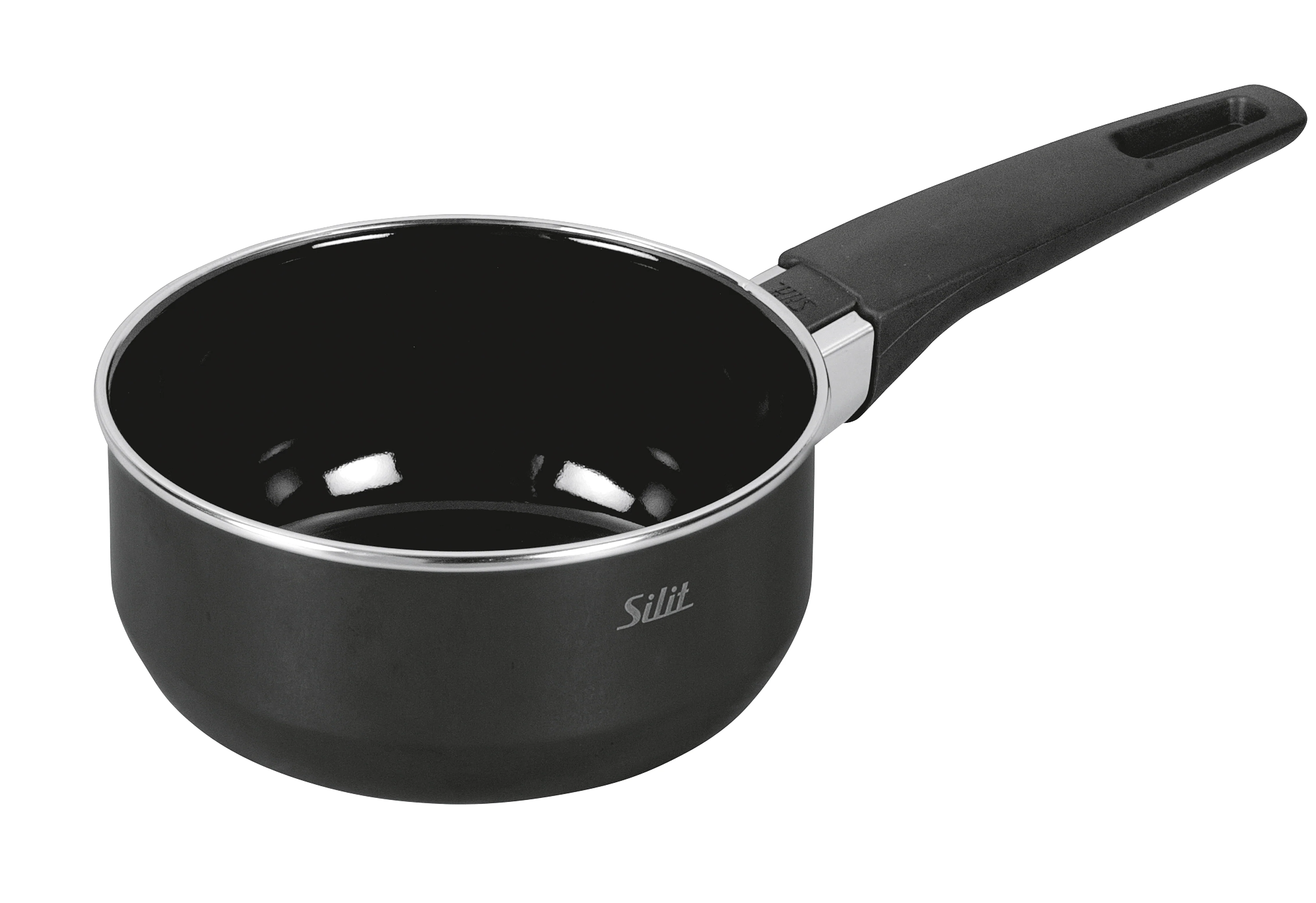 Steelpan 16 cm Modesto Line zwart