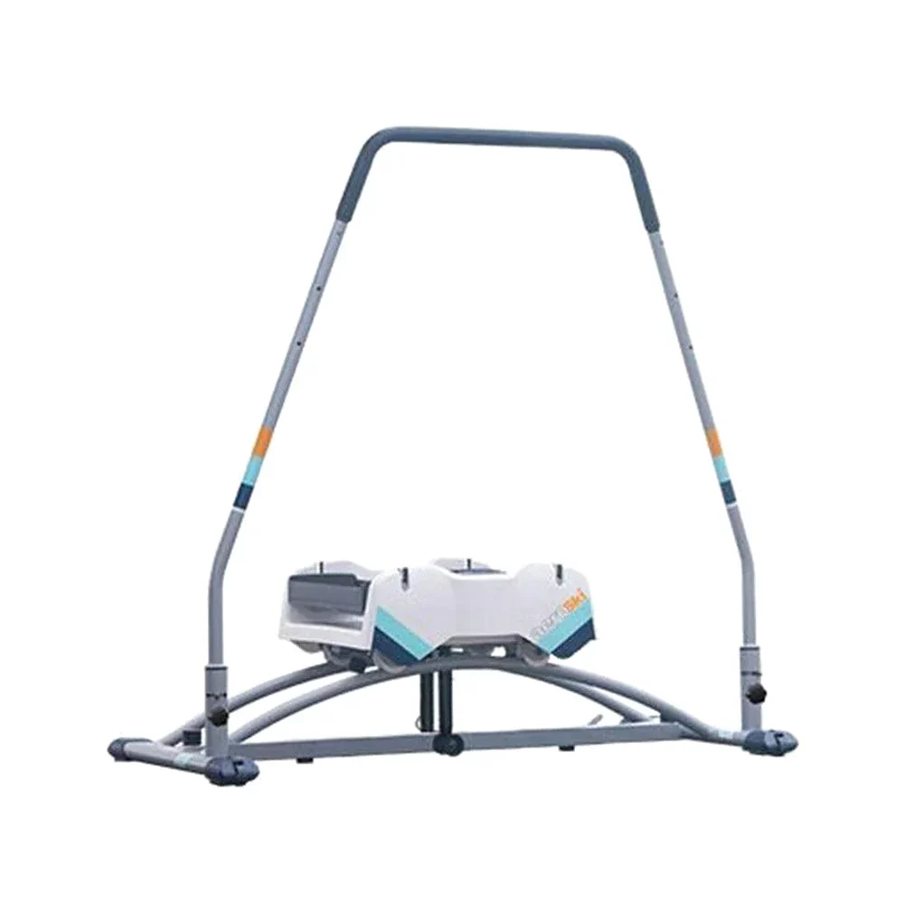 Aeroski 2.0 Ski Fitness Workout Machine with Recoil Spring Resistance Gray