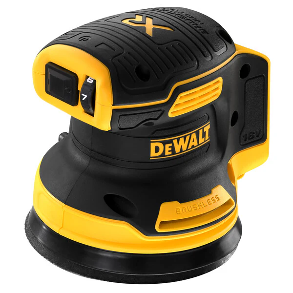 2025 18V accu-excenterschuurmachine (125mm), basisversie (DeWALT DCW210NT-XJ)