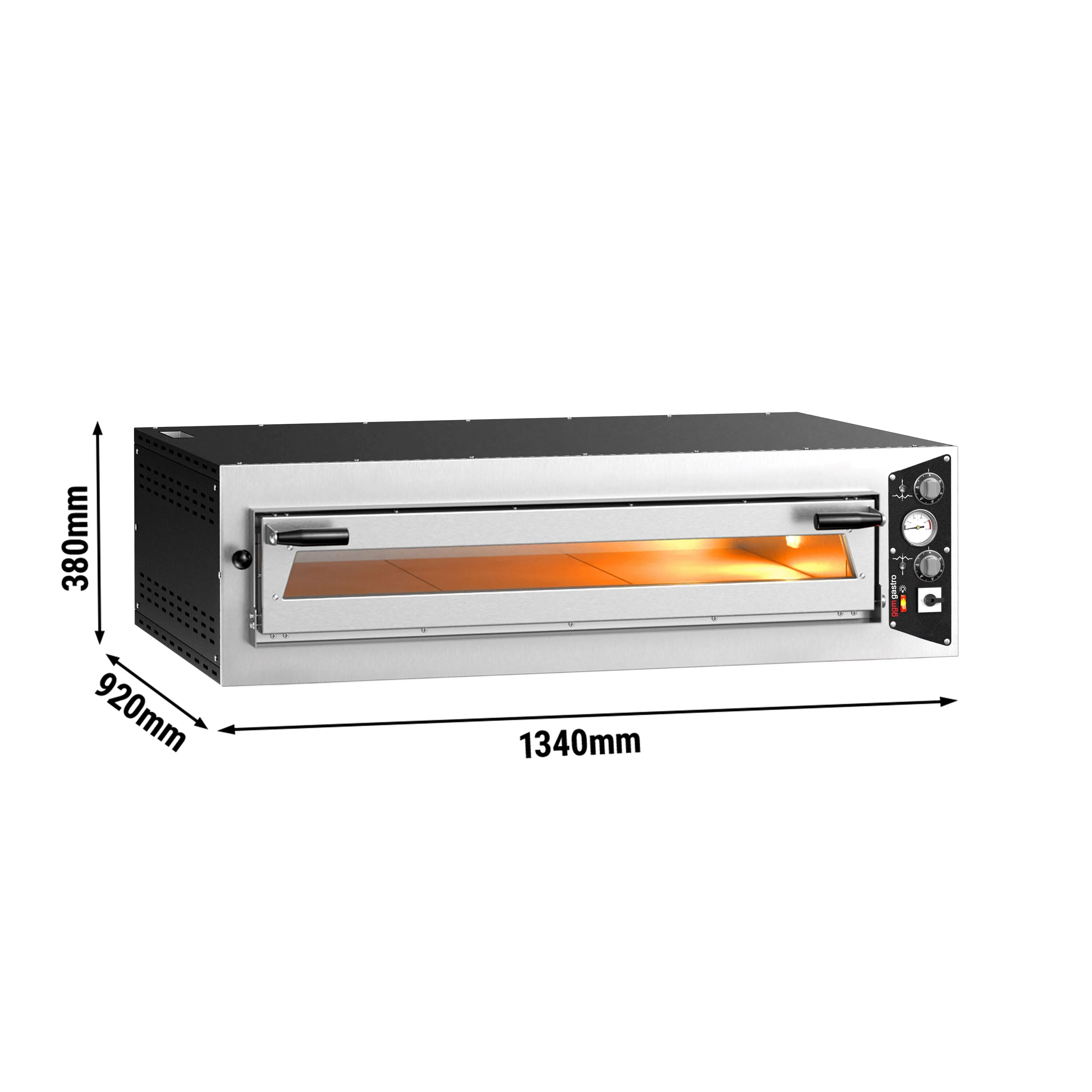 Elektrisk pizzaovn �C 6 �� 35 cm (bred) �C manuell