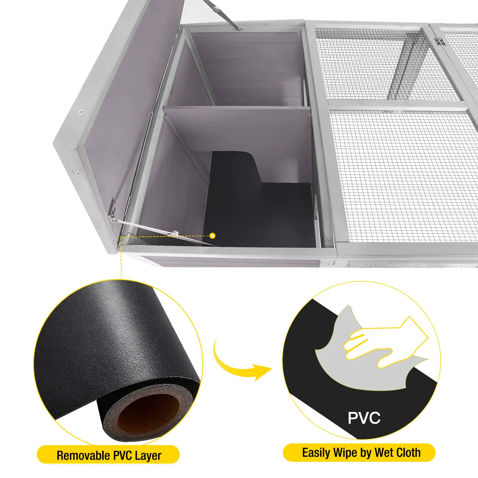 Aivituvin Rabbit Outdoor Playpen Enclosure
