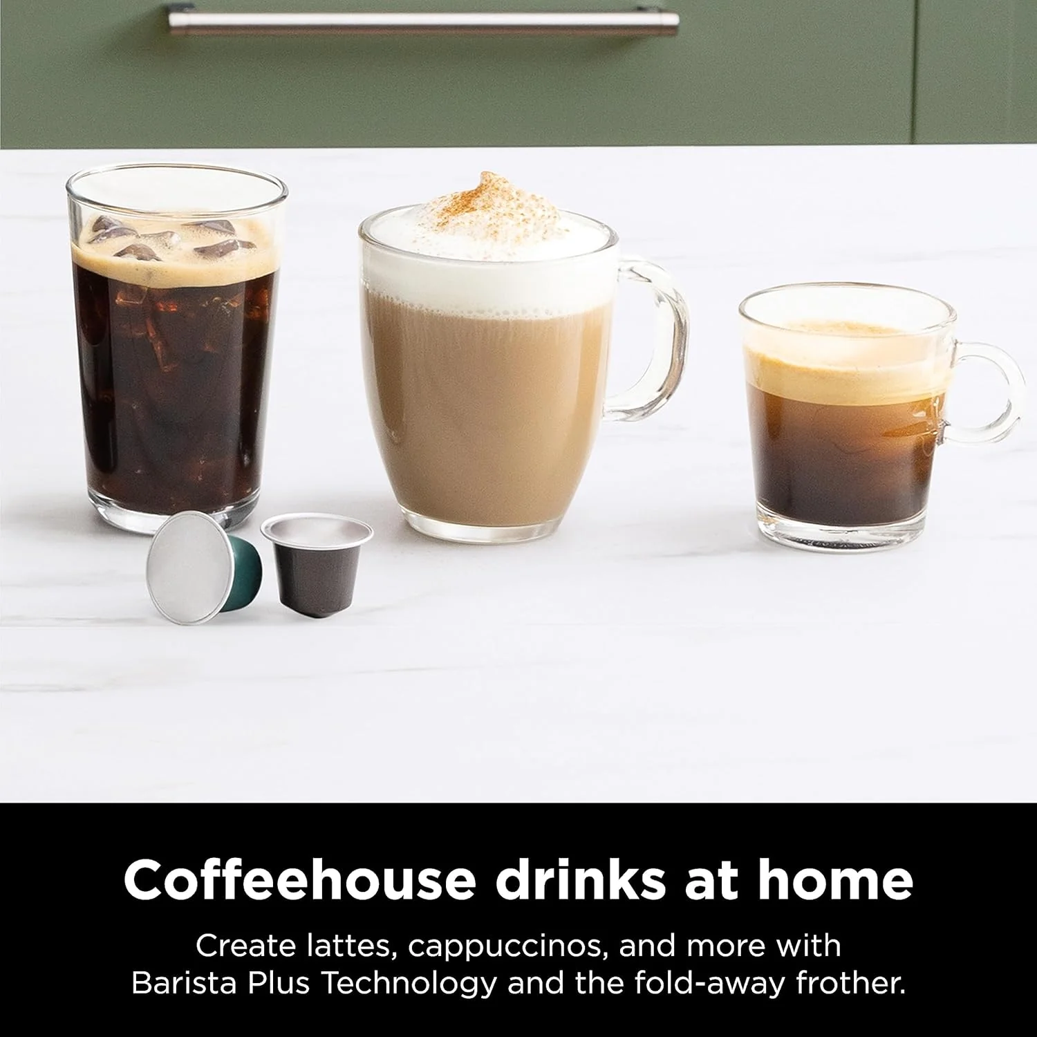 Ninja Espresso & Coffee Maker & Barista System, 3 Espresso Brew Styles