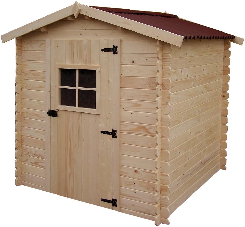 Gartenhaus aus Holz / Schuppen, 195 x 195 x (H) 200 cm, mit Boden, AL2020.01N