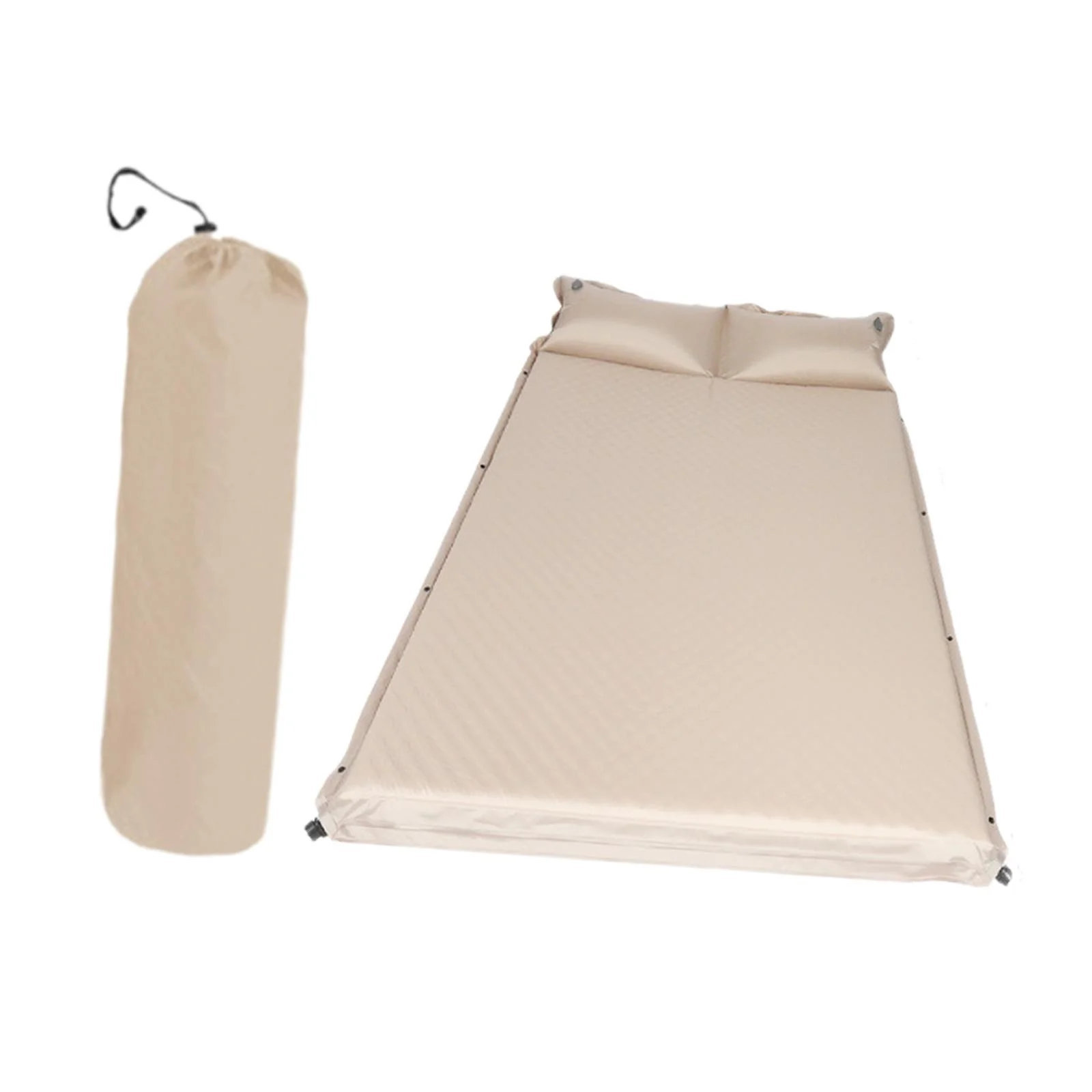 Simhoa Automatische Luchtmatras voor Kamperen, Zelfopblazende Slaapmat met Ingebouwde Pomp, Compact Tweepersoonsluchtbed voor Wandelen, Picknicken, Reizen