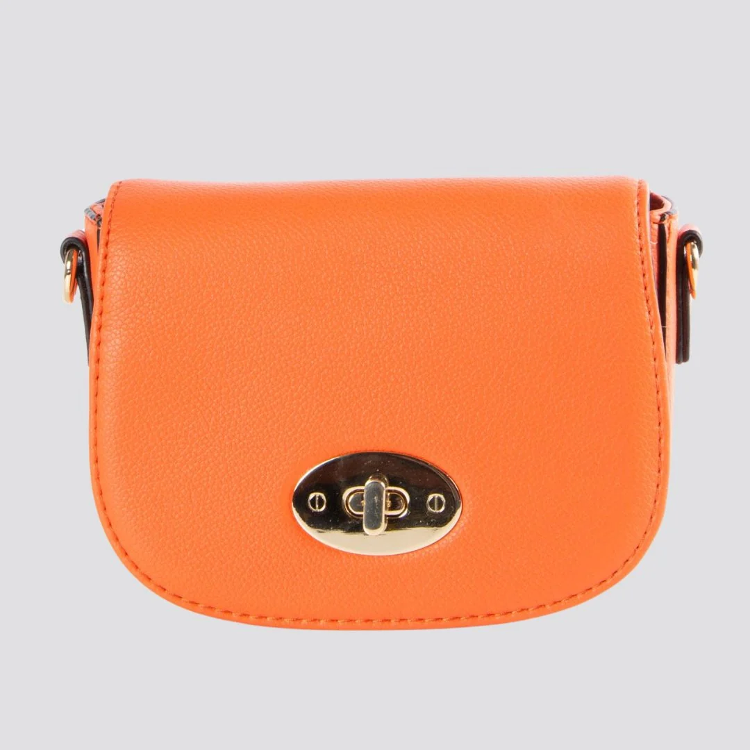 Mini Satchel Crossbody Bag | Orange