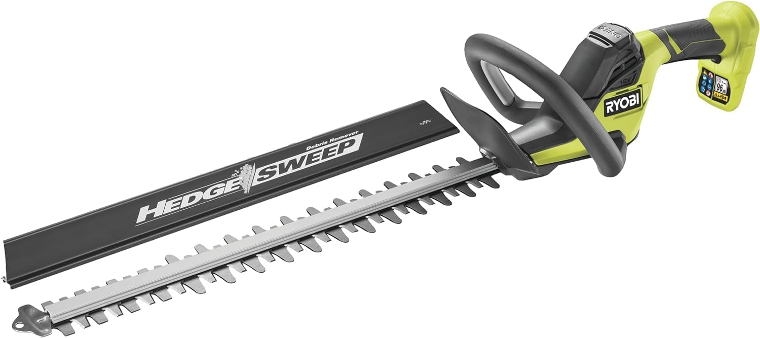 Bundle aus 18 V ONE+ Akku-Kettensäge RY18CS20A-125 + 18 V ONE+ Akku-Heckenschere RY18HT50A-0