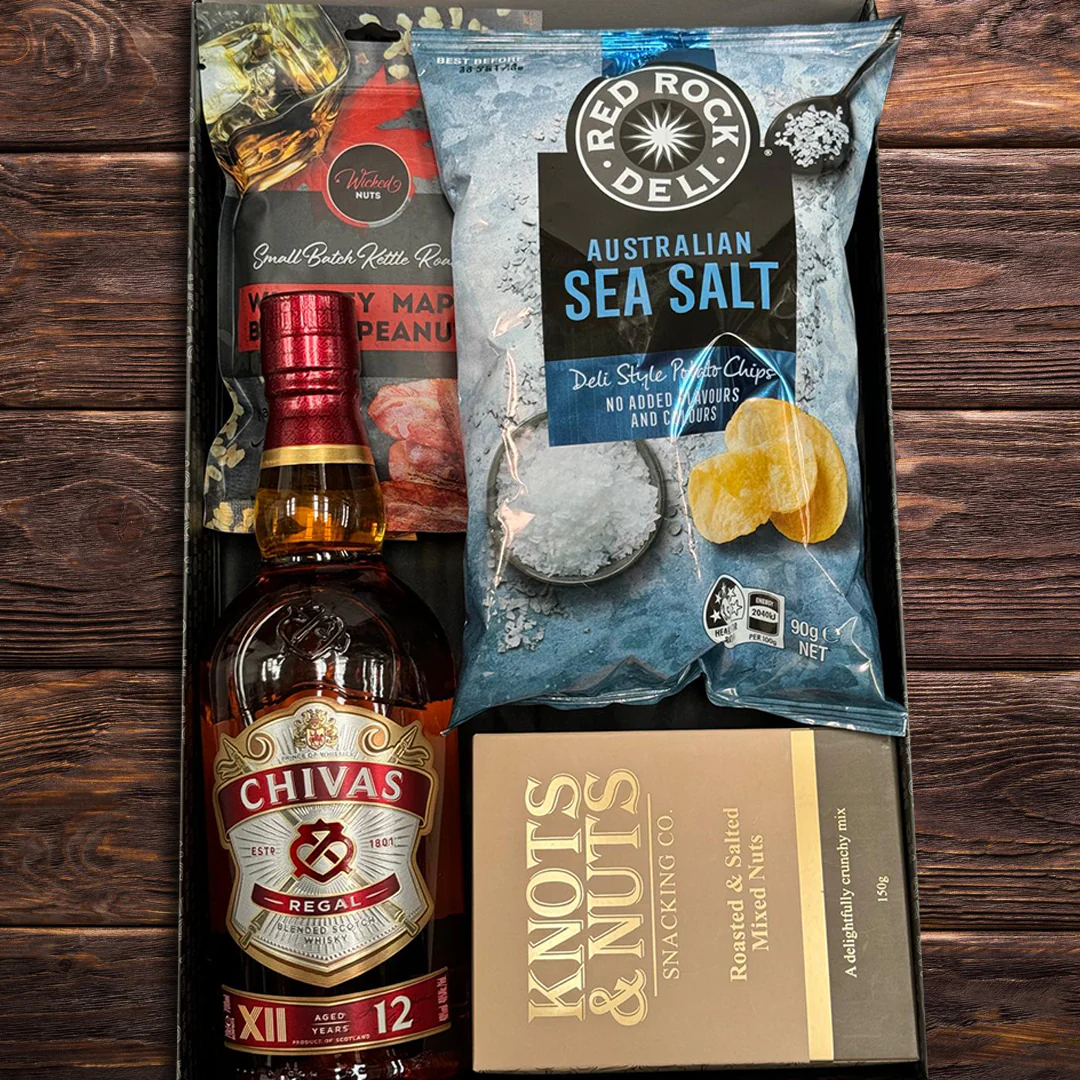 Whisky & Snack Hamper For Him