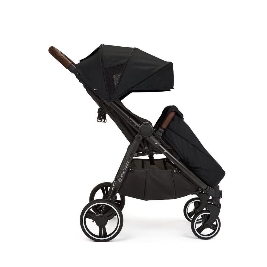 Ickle Bubba Passeggino doppio Venus Max   nero con manici marrone chiaro : Amazon.it: Prima infanzia