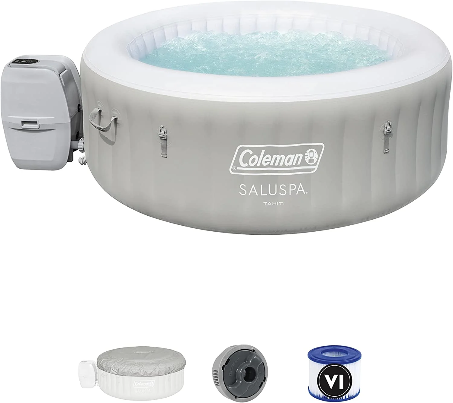 Inflatable Hot Tub Spa, 2-4 Person AirJet Spa