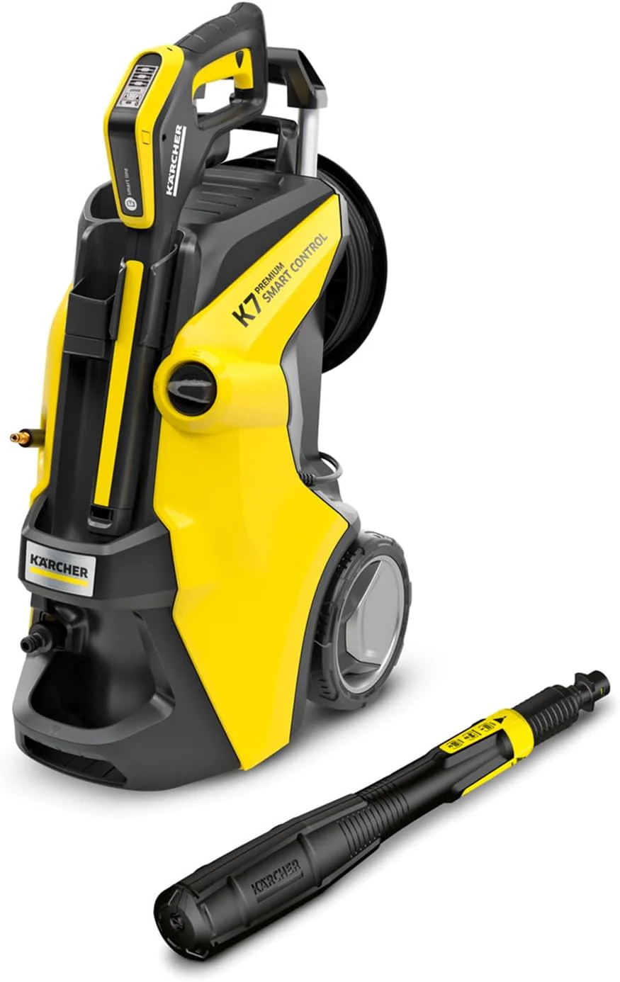 K?rcher Hochdruckreiniger K 7 Premium Power Home, Druck: 180 bar, Durchfluss: 600 l/h, Fl?chenleistung: 60 m2/h, Leistung: 3.000 W, Schlauchtrommel, mit Pistole, Dreckfr?ser, Strahlrohr
