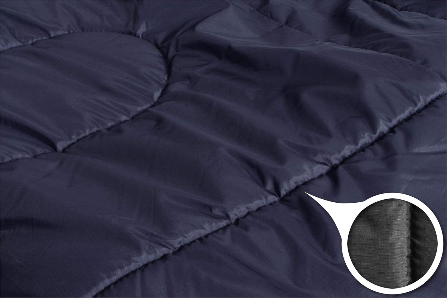 normani 4-in-1-Funktion Extrem Outdoor Schlafsack 'Antarctica' aus Nylon Rip-Stop mit 500 + 250 g/m² Hollow Fiber Füllung 220 x 90 cm