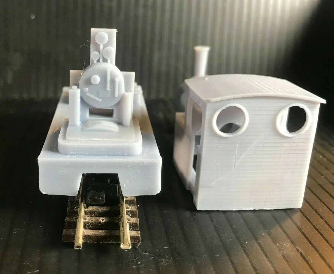 OO9/009 Saddle Tank Steam Narrow Gauge Locomotive to fit Kato chassis 11-109