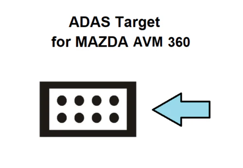 Mazda AVM ADAS calibration target board 49 JP04 001 -DIGITAL PATTERN ONLY