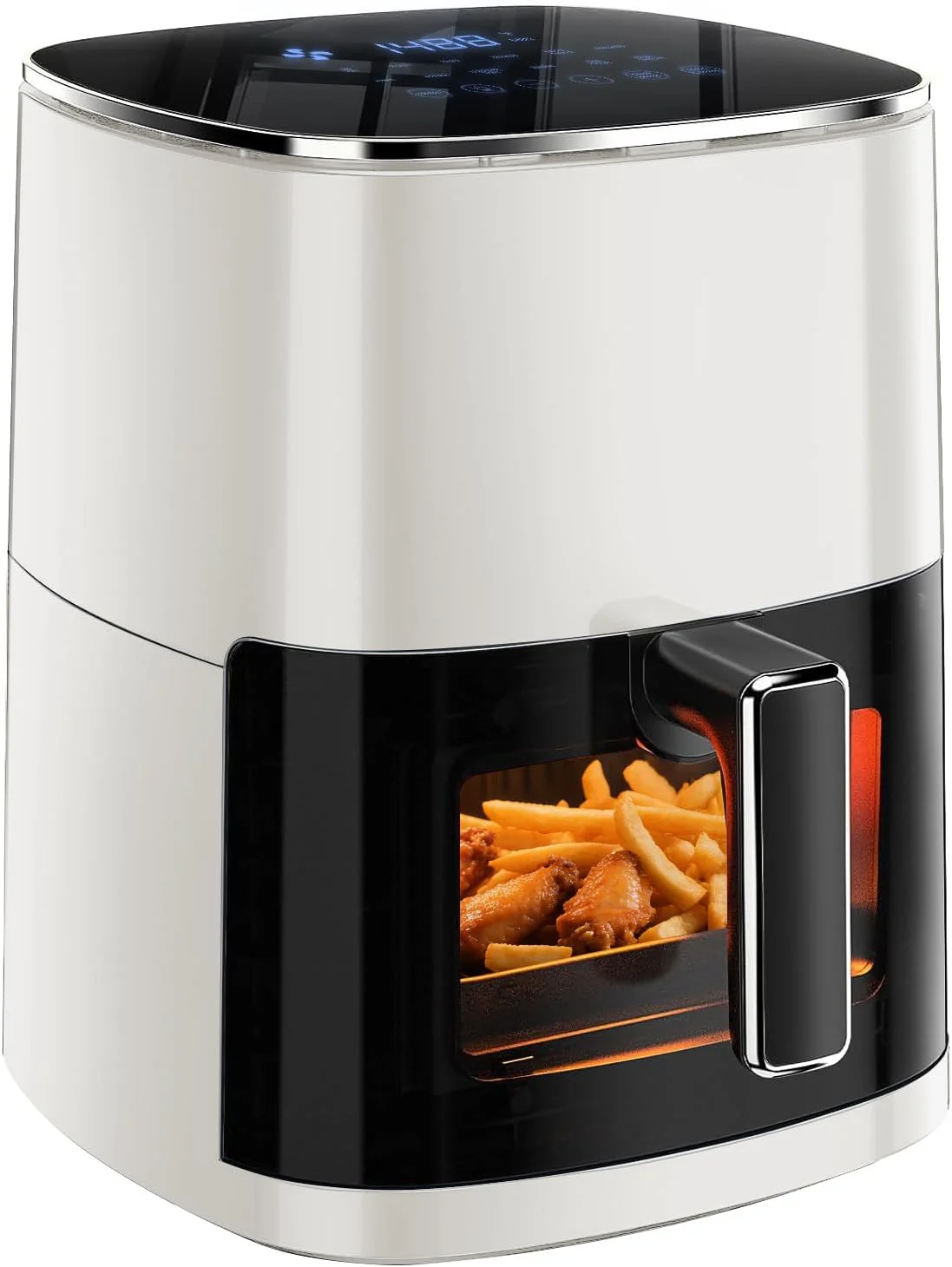 Simple Deluxe 10-in-1 Air Fryer Oven 12.6 Qt, Digital Preset Airfryer with Visible Window