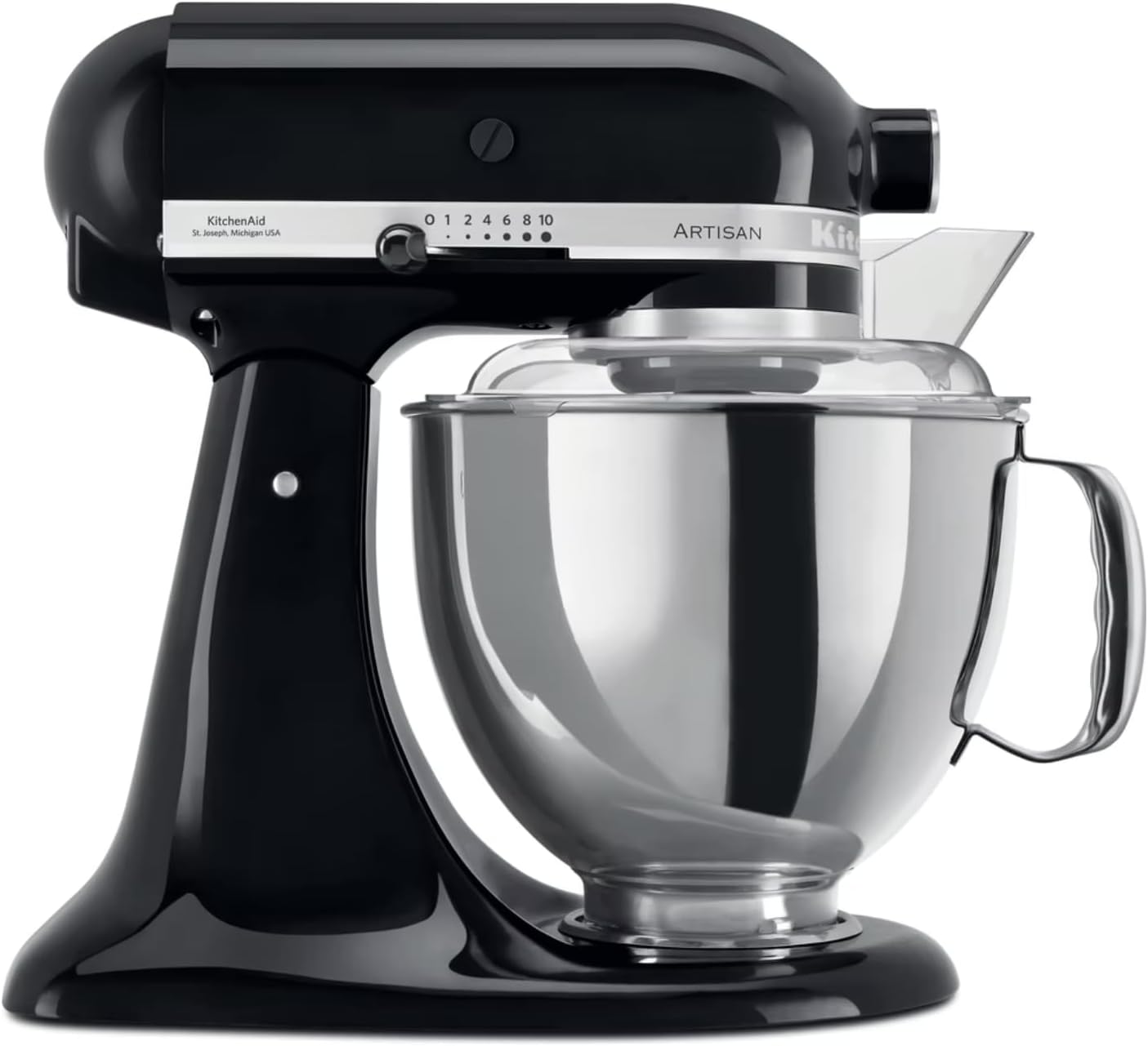 KitchenAid Küchenmaschine I Artisan I Kippbarem Food Processor I Teigknetmaschine mit 5 Zubehör | 2 Schüsseln aus Edelstahl | 4.8 L | Pistaccio