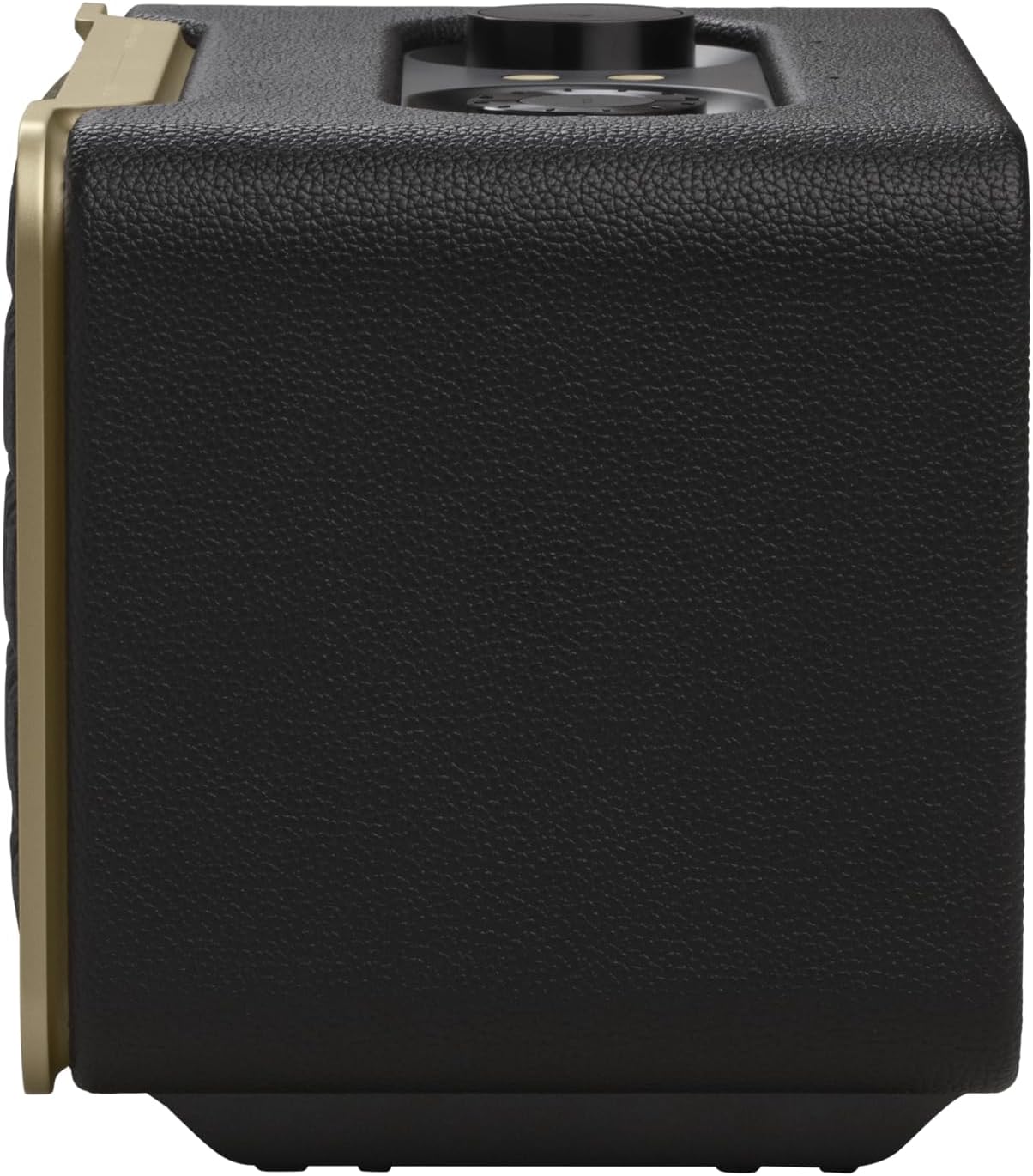 JBL Authentics 200 Smart Home Lautsprecher – 70er Jahre Retro-Design Bluetooth Box – Mit Quadrex Grill, Google Assistant, Alexa, AirPlay und JBL One App – Schwarz