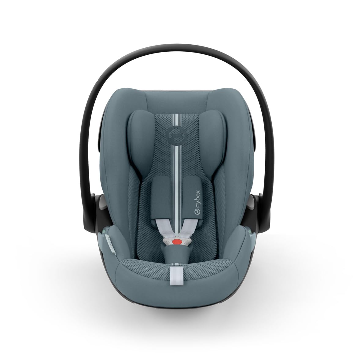 CYBEX Gold Babyschale Cloud G i-Size Comfort, Inkl. Neugeboreneneinlage, Ab Geburt bis ca. 24 Monate, Für Kinder ab 40 cm bis 87 cm, Max. 13 kg, Moon Black