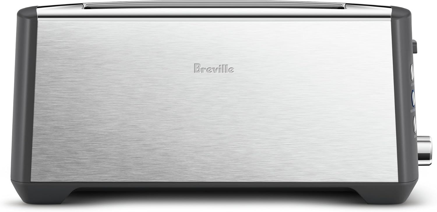 Breville 4-Slice Toaster with 'A Bit More' Function, Stainless Steel