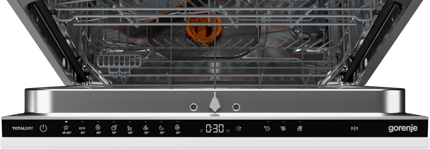 Gorenje GV663A66 Geschirrspüler/Einbaugerät FRONT NICHT ENTHALTEN/Made in EU/60 breite/16 Maßgedecke/8 Programme/TotalDry/Nachtprogramm/Status LED Licht/EEK: A-10%/Einbaumaße (HxBxT): 82 x 60 x 55,5cm