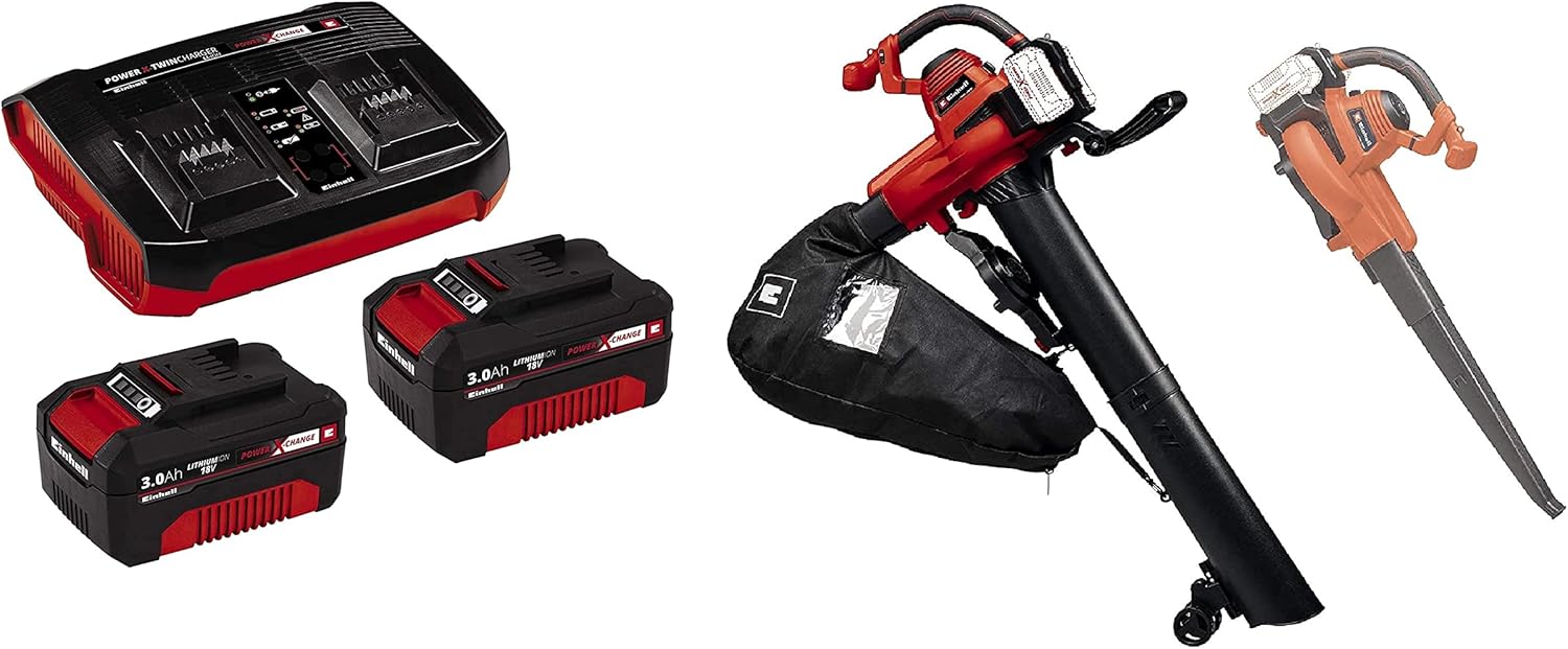 Einhell Accu-bladzuiger/-blazer GE-CL 36/230 Li E-Solo Power X-Change (Li-Ion, 18 volt, zuig-/blaasfunctie, turboschakelaar, incl. zuigbuis + blaasbuis, zonder accu en lader)