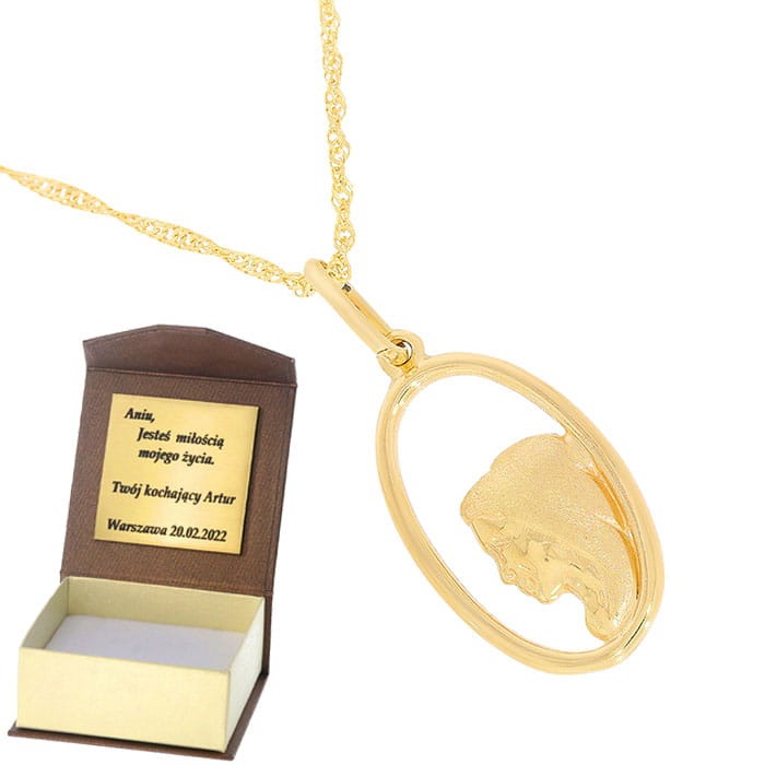 Złoty medalik Próby 585